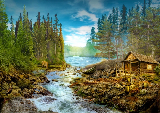 Enjoy Puzzle Stromschnellen 1000 Teile