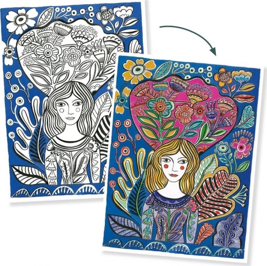 Künstlerpapier mit feiner Körnung