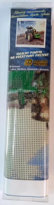 NORIMPEX Diamantmalerei – Traktor 30 × 40 cm