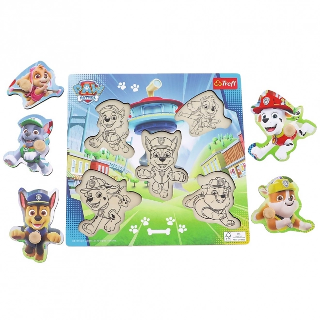 Holzpuzzle PAW Patrol für Kinder