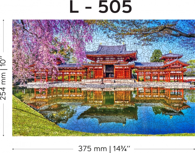 Holzpuzzle Tempel Byodo-in Kyoto 505 Teile