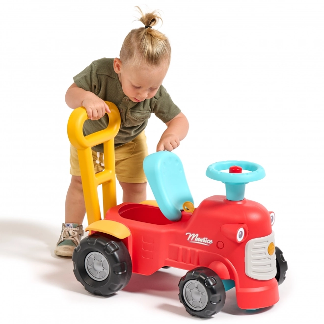 Roter Fahrtraktor Maurice für Kinder