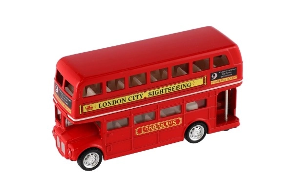 Roter Doppeldeckerbus London 12 cm