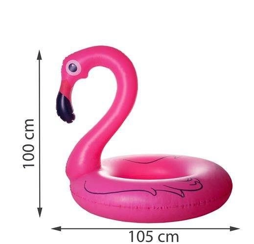 Aufblasbarer Flamingo-Schwimmreifen 75 cm