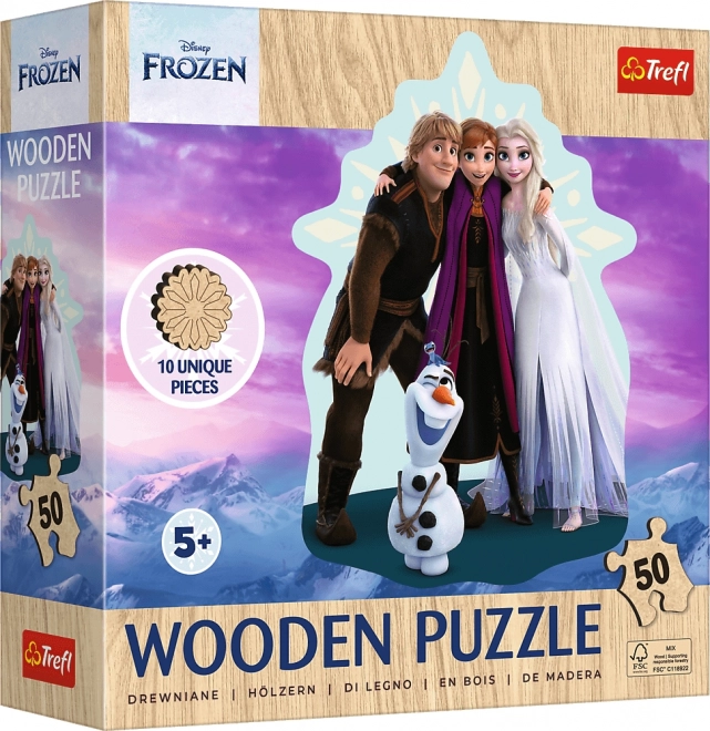 Holzpuzzle Die Eiskönigin: Prima Freunde 50 Teile