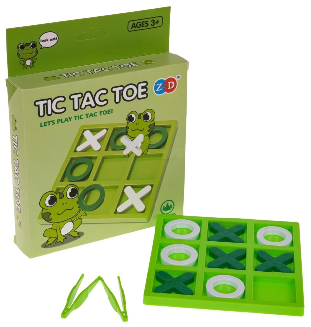 Logikspiel Tic-Tac-Toe Pinguin – grün