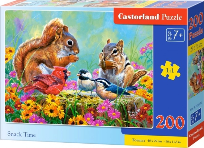 Puzzle Snack Time 200 Teile