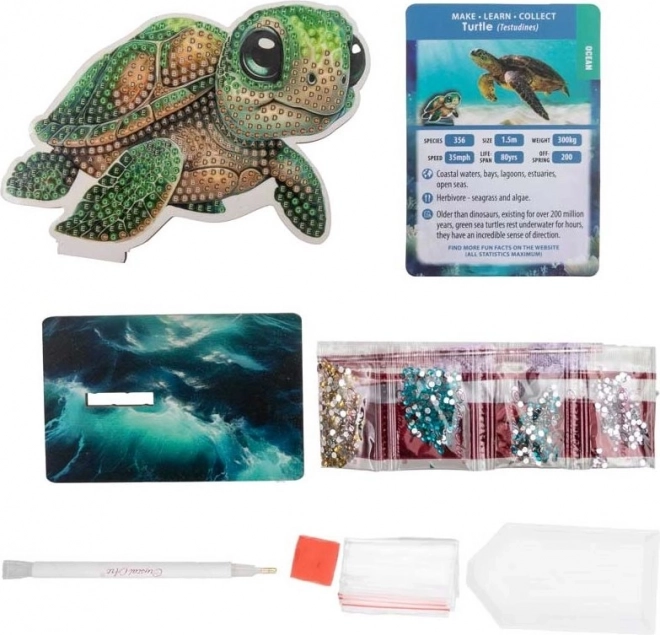 Diamantmalerei Ozean: Schildkröte