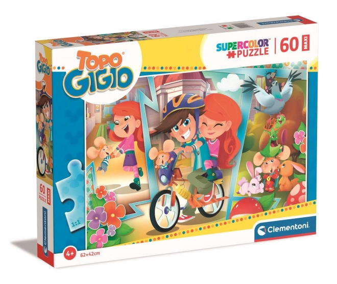 Clementoni Puzzle MAUS GIGIO Spaß mit Freunden Maxi 60 Teile