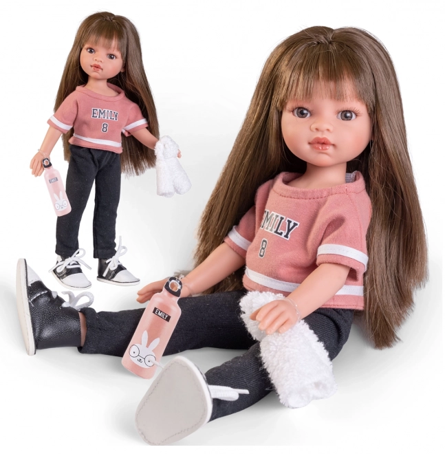 Realistische Puppe Emily Mit Vollvinylkörper 33 cm