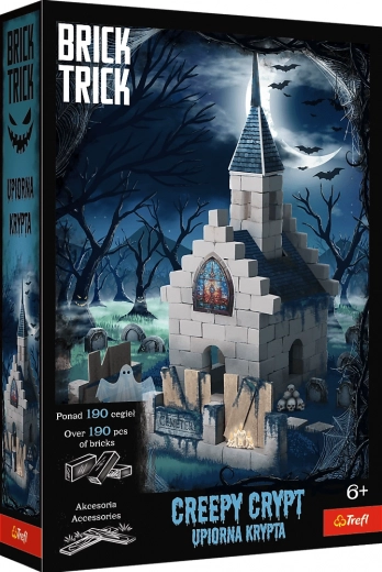 Trefl Brick Trick Spukkrypta – Bausteinset aus Ziegeln (190 Teile)