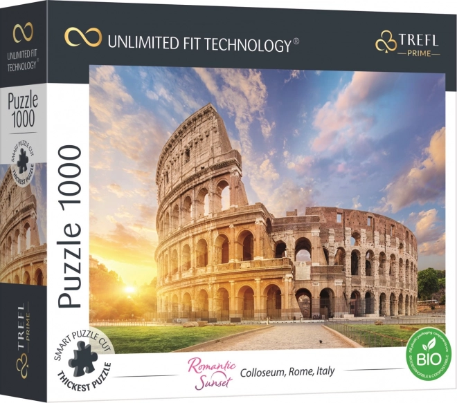 Romantischer Sonnenuntergang Puzzle Kolosseum, Rom 1000 Teile