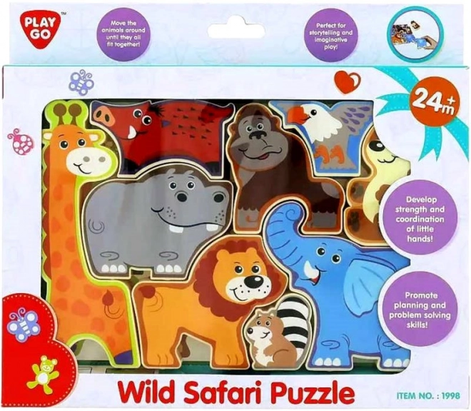 Safari-Puzzle 9 Teile