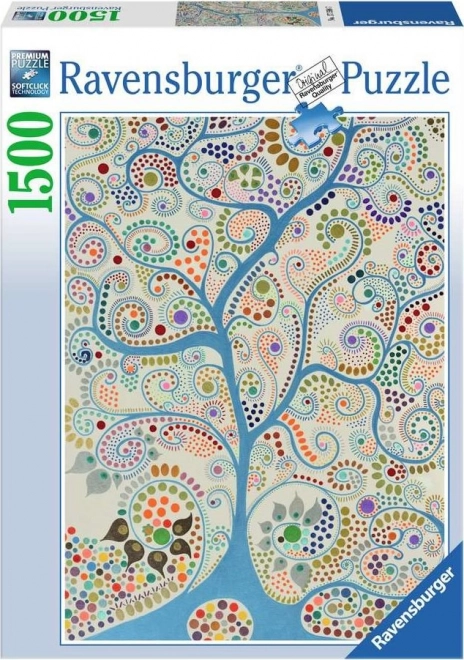 RAVENSBURGER Puzzle Blauer Baum, 1500 Teile