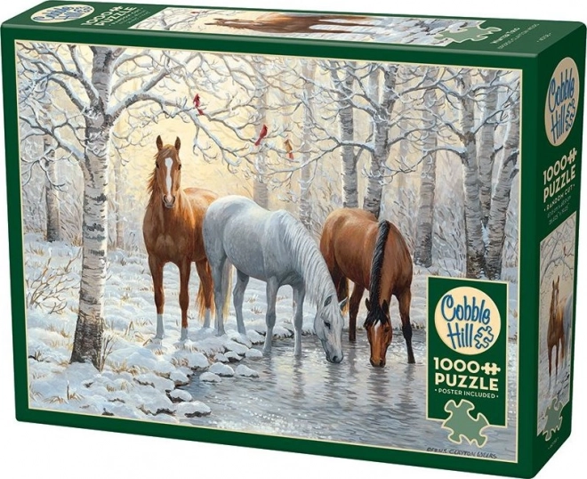 Puzzle Wintertrio von Cobble Hill 1000 Teile