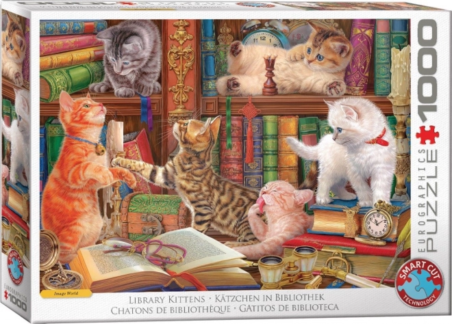 Eurographics Puzzle Katzenbibliothek 1000 Teile