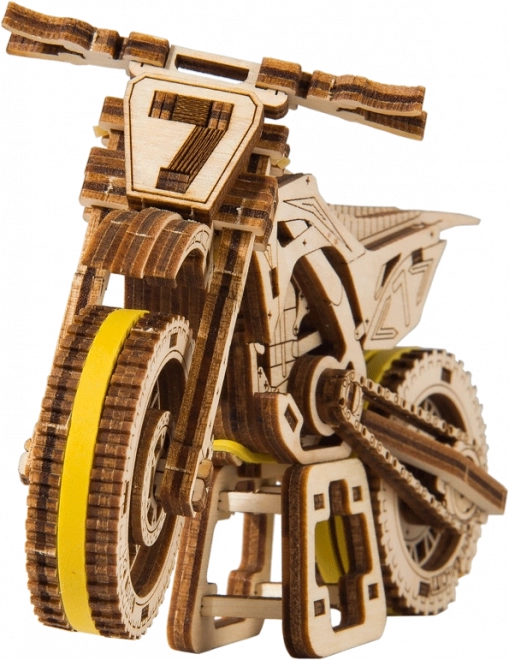 Holz 3D-Puzzle Motocross-Motorrad