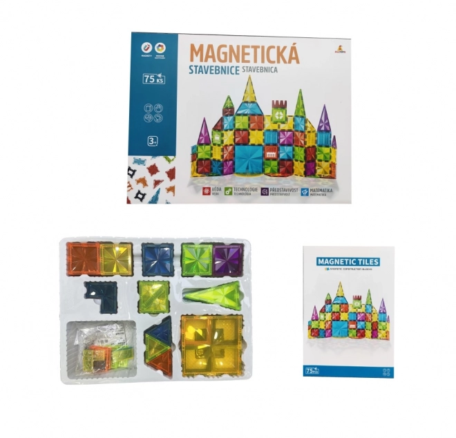 Magnetische Baukasten für Kinder - 75 Teile