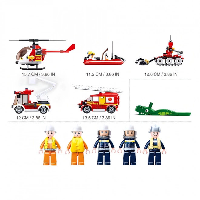 Sluban Feuerwehr-Einsatzteam-Set