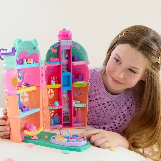 Polly Pocket Eisiges Häuschen mit Pool