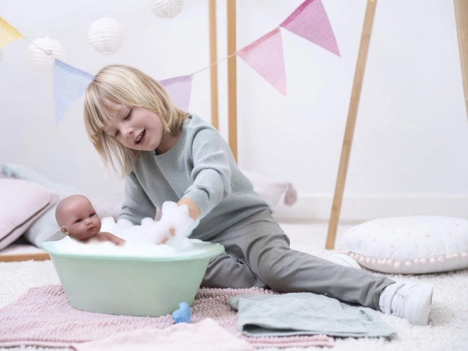 Llorens Neugeborenes Mädchen - Realistische Babypuppe mit Ganzkörpervinyl 35 cm