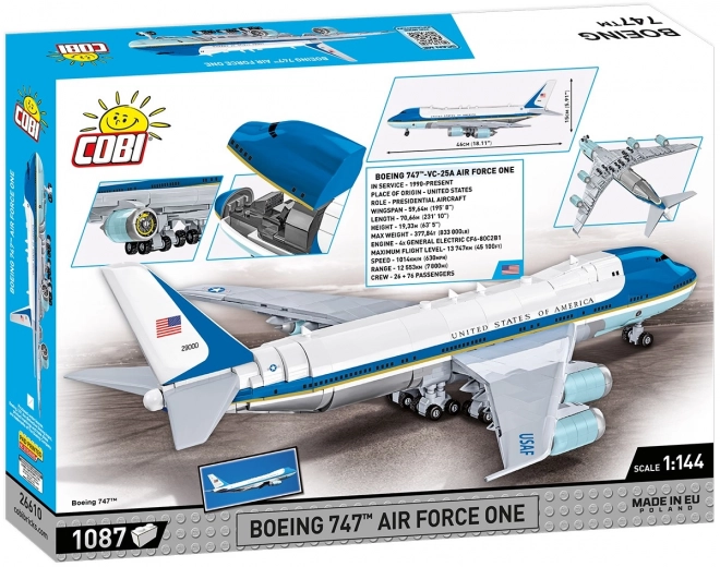 Boeing 747 Air Force One Modellbausteine