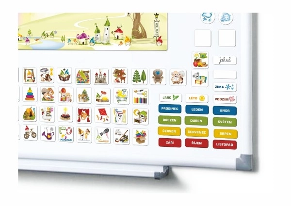 Magnetischer Kalender für Kinder