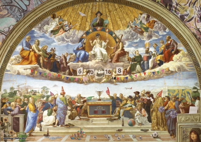Puzzle Schmidt Art&Fun Disputatio über das Altarsakrament 1000 Teile
