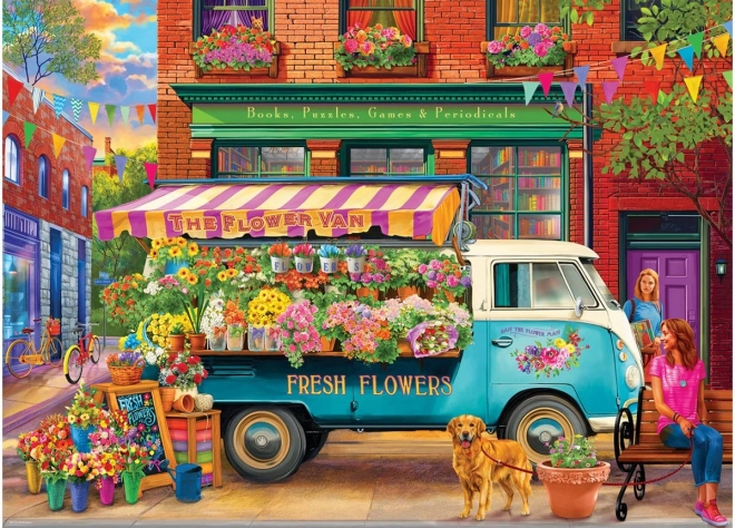 Blumenlieferung Puzzle 1000 Teile