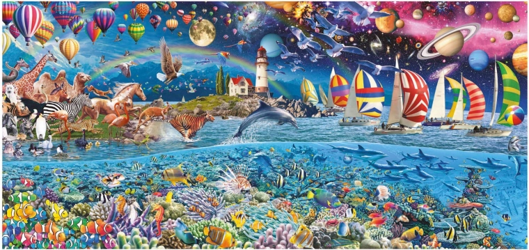 Panoramapuzzle Leben 3000 Teile