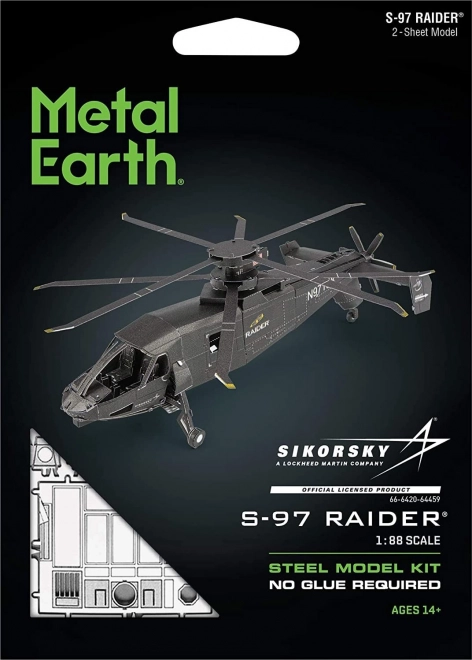 METAL EARTH 3D Puzzle Hubschrauber S-97 Raider