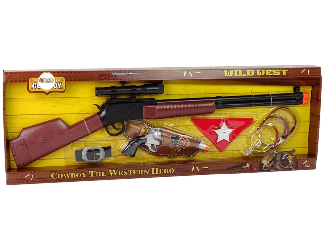 Großes Gewehr mit Schussgeräusch