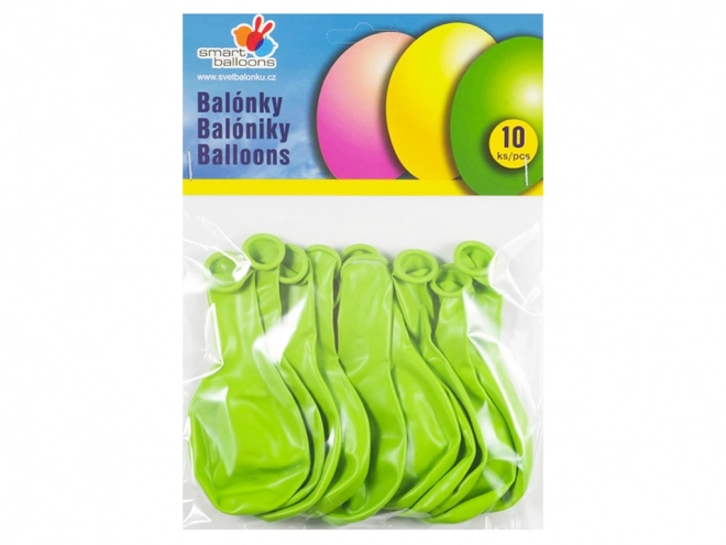 Hellgrüne aufblasbare Ballons