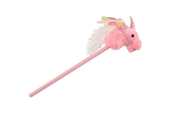 Plüsch Einhorn Steckenpferd 80 cm mit Sound