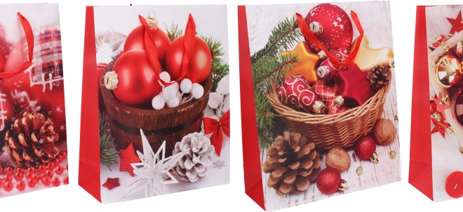 Geschenktasche Weihnachten M 26 × 32 × 10 cm