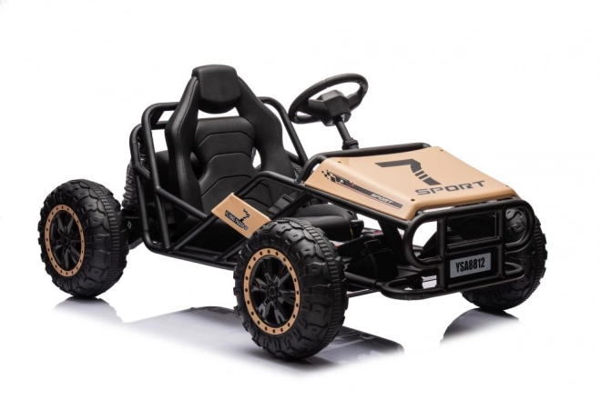 Elektroauto Buggy Kinder 24V Khaki