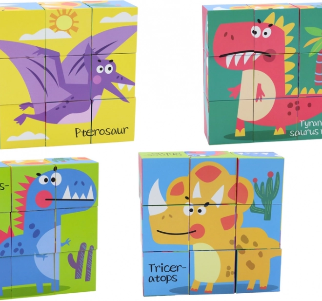 6 in 1: sechs Dinosaurier in einem Set