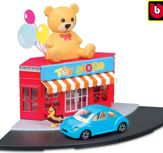 Bburago City Spielset Spielwarengeschäft 1:43