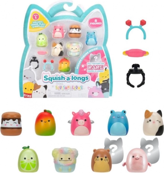 Squish A Long Set mit 8 Figuren W2