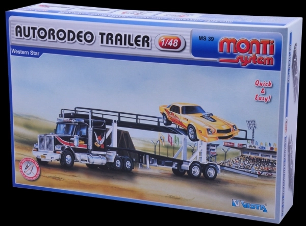 Autorodeo Trailer Modellbausatz