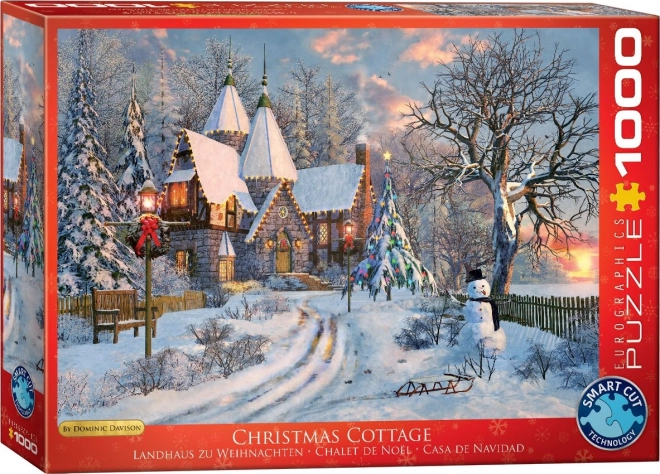 Eurographics Puzzle Weihnachtliche Hütte 1000 Teile