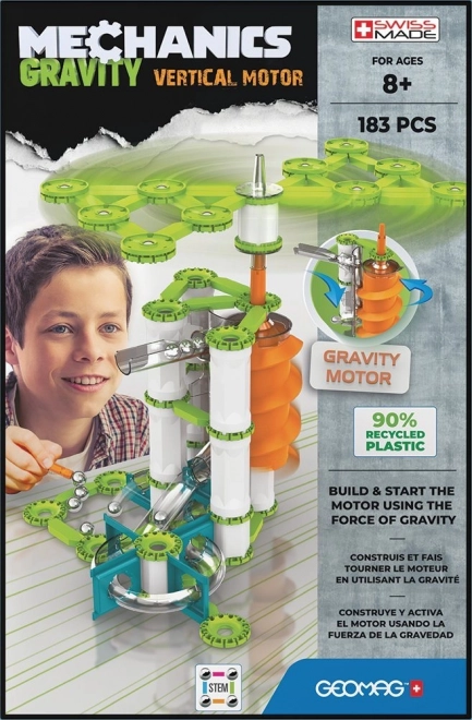 Mechanik Gravity RE Vertikalmotor Magnetisches Baukasten-Set