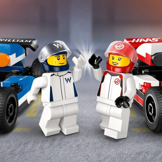 Lego City F1 Williams Racing und Haas Rennwagen