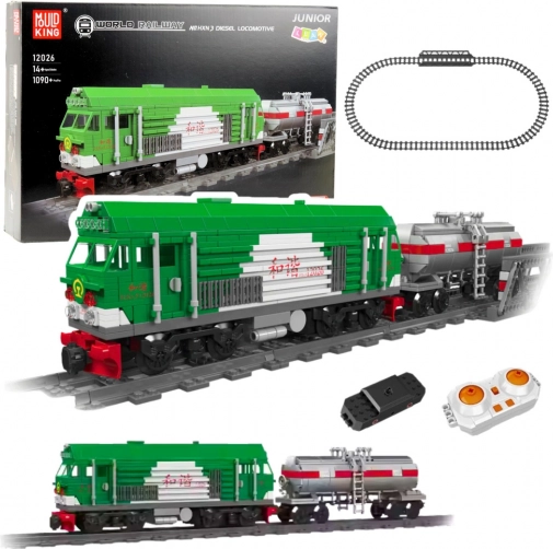 Bausatz RC-Zug mit Kesselwagen, 1090 Teile