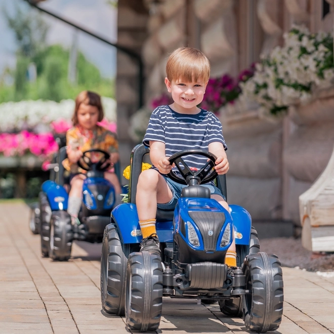 Trettraktor mit Anhänger New Holland für Kinder ab 3 Jahren