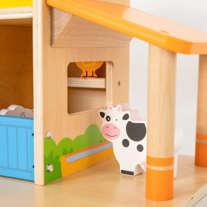 VIGA Holzbauernhof mit Haus und Traktor