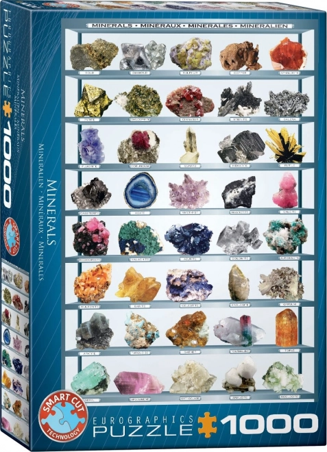 Puzzle Mineralien 1000 Teile Eurographics