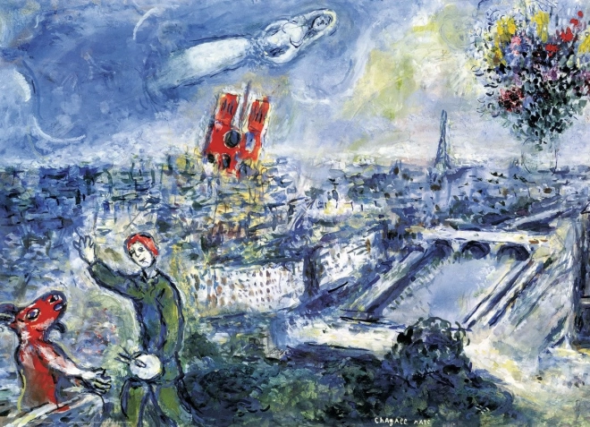 Eurographics Puzzle Blick auf Paris 1000 Teile