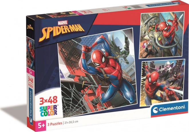 Spider-Man Puzzle Set 3 x 48 Teile