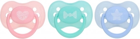 Canpol babies Schnuller 6–18 Monate Silikon Kirsche PASTELS